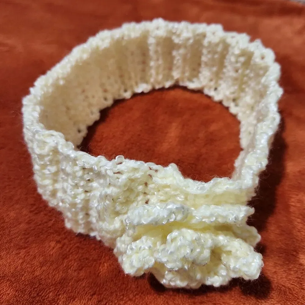 Headbands Crochet Handmade One Blue One Yellow 2pcs. New